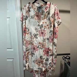 Shein White Floral Summer Dress